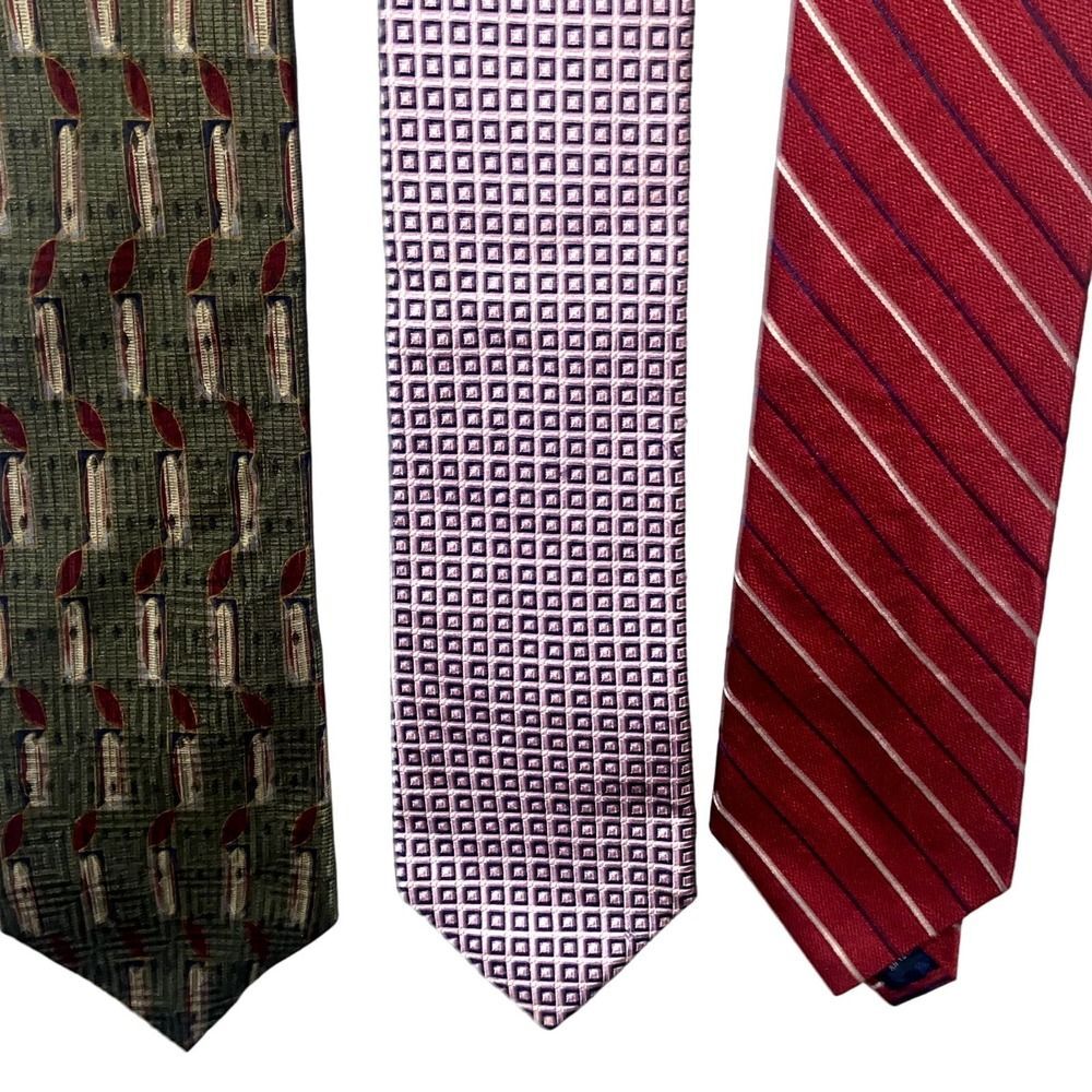 Men's Nautica Neck Ties 3 Ties 100% Silk !